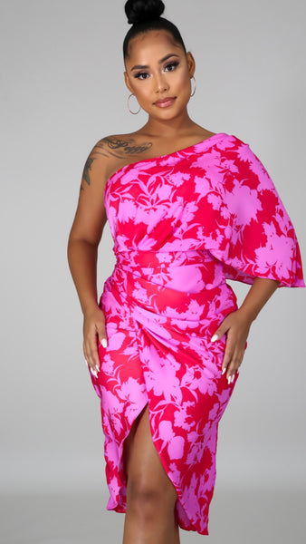 Tropical Berry Dress