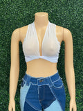 Mesh Ties Top