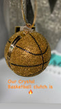 Rhinestone Basketball Clutch